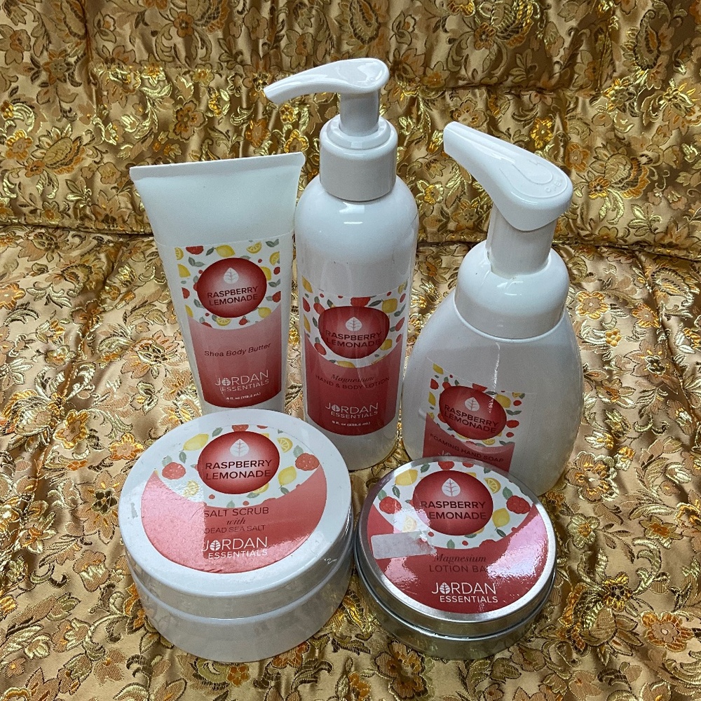5pc Raspberry Lemonade Gift Set - Jordan Essentials